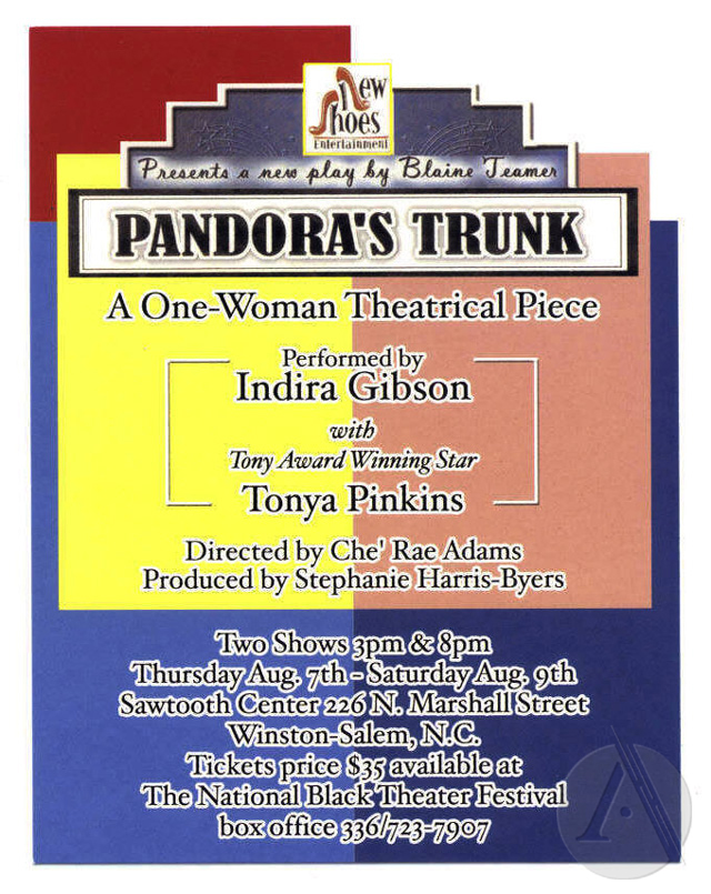 Postcard For The National Black Theater Festival Production Of